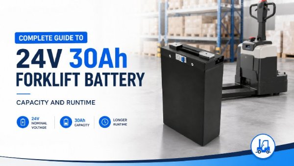 24V 30Ah forklift battery capacity guide cover
