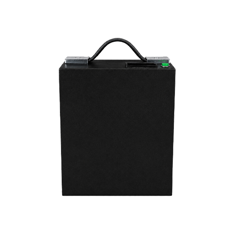 The front of 48V 30AH Forklift Battery