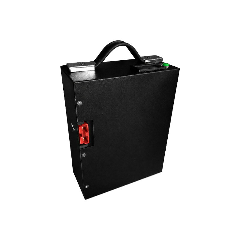 The pillar side of 48V 30AH Forklift Battery