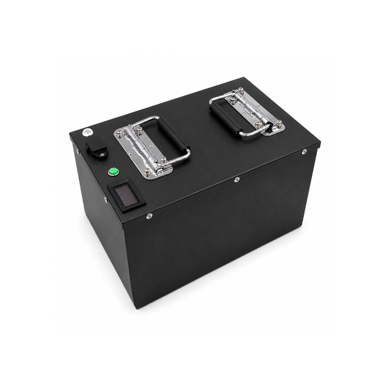 The right pillar side of 48V 60Ah forklift battery