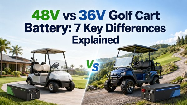 48V vs 36V Golf Cart Battery: 7 Key Differences Explained