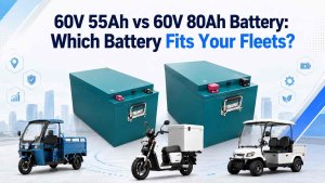 60V 55Ah vs 60V 80Ah Battery for Fleet Guide