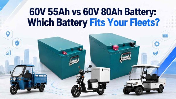 60V 55Ah vs 60V 80Ah Battery for Fleet Guide