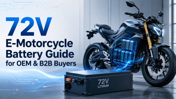 72V E-Motorcycle Battery for OEM Applications