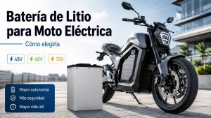 Batería de Litio para Moto Eléctrica