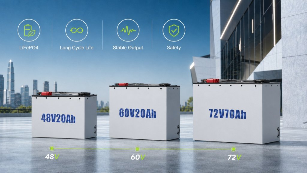 E-Motorcycle Battery Voltage