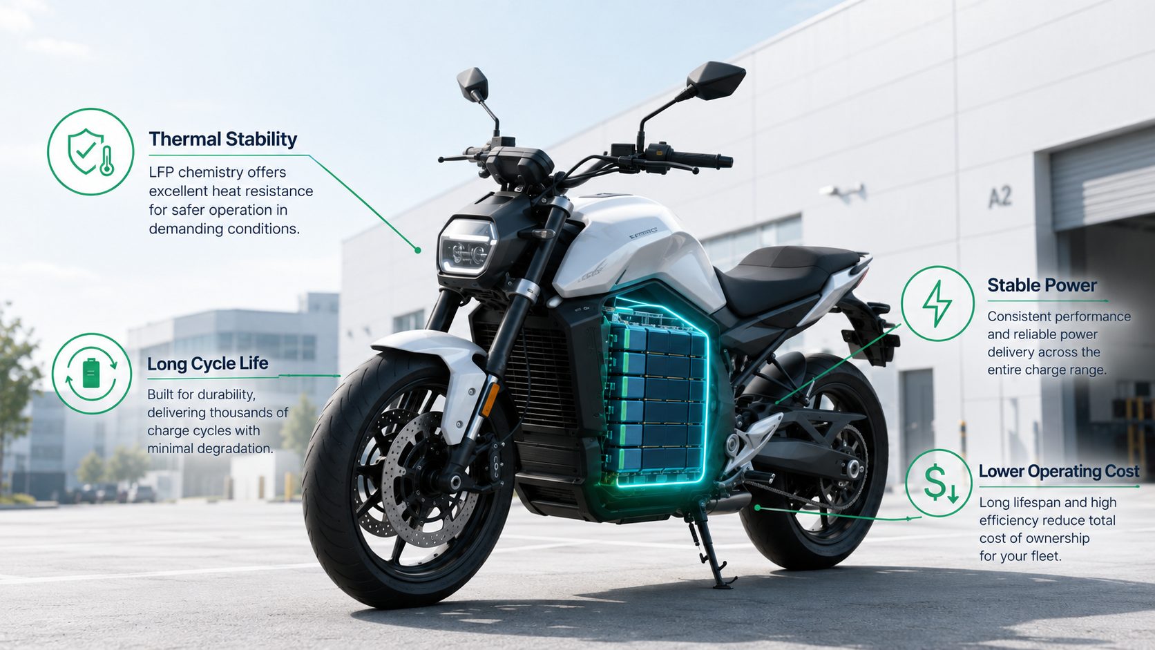 electric motorcycles batteries