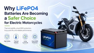 Why LiFePO4 Batteries Are Becoming a Safer Choice for Electric Motorcycles