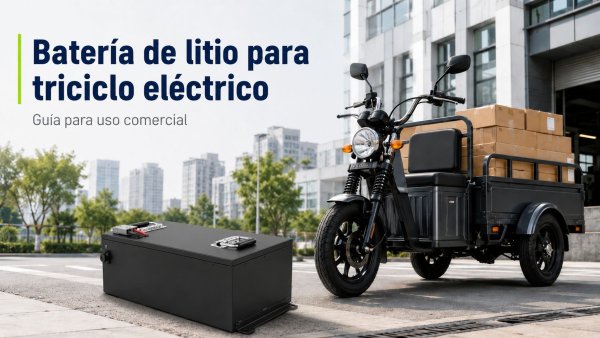 Batería de litio para triciclo eléctrico