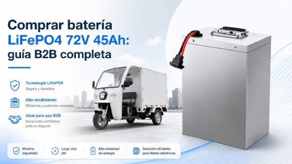 comprar batería LiFePO4 72V 45Ah guía