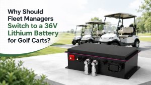 36v lithium battery for golf cart fleets