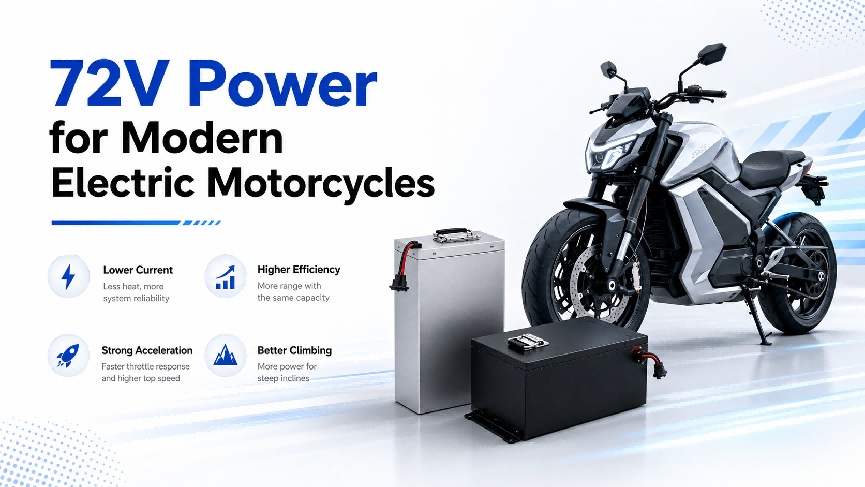 72 volt lithium ion battery power advantages