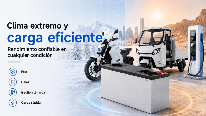 Bateria de ion de litio en clima extremo