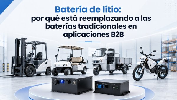 Bateria de litio en aplicaciones B2B