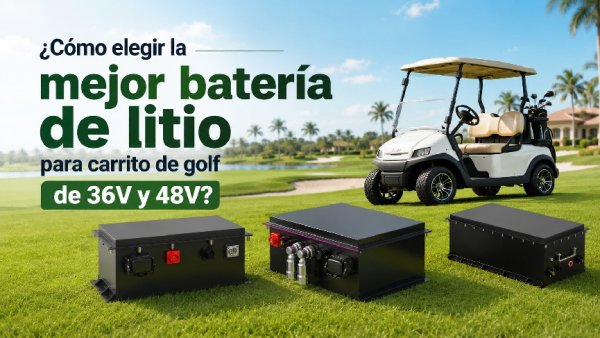 Batería de litio para carrito de golf 36V y 48V