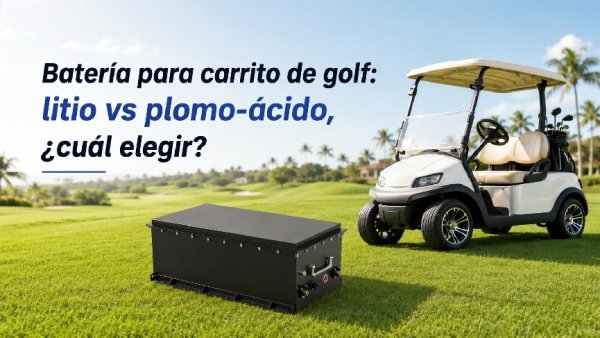 batería para carrito de golf: litio vs plomo