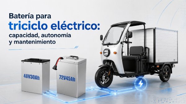 Batería para triciclo eléctrico: guía completa