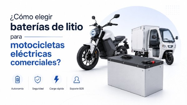 Baterias de litio para motocicletas comerciales