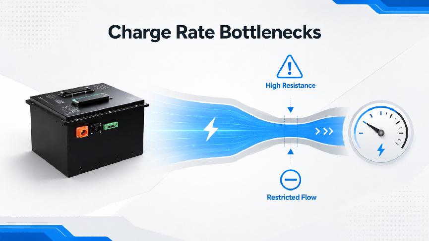 LiFePO4 Charge Rate Bottlenecks