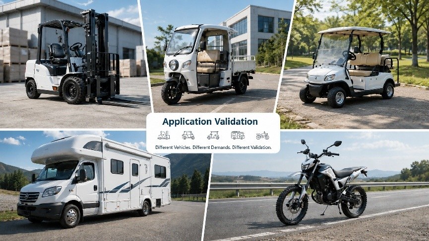 Lithium Battery Testing by Vehicle Application
