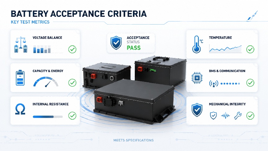 Lithium Battery Testing Acceptance Criteria