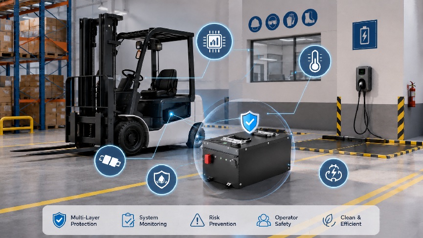 Lithium Forklift Batteries Safety Overview