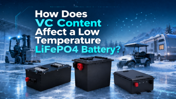 low temperature lifepo4 battery VC study cover