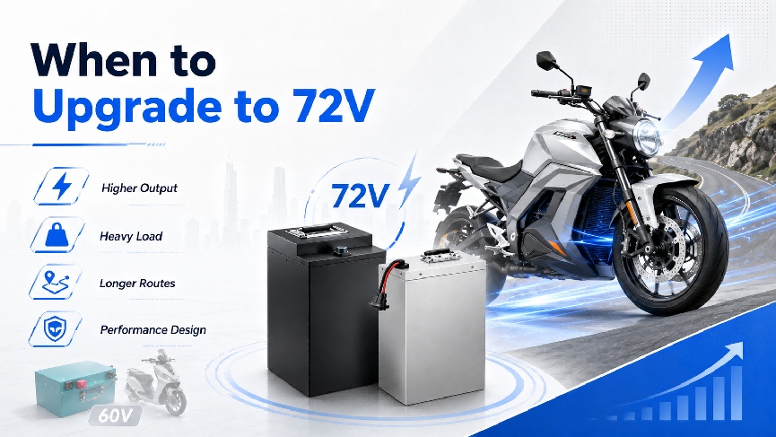 Motorcycle Battery Voltage When to Upgrade to 72V