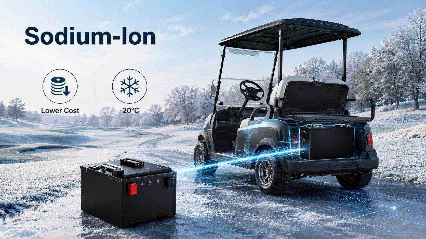Sodium-Ion Utility Vehicle Battery for Golf Carts