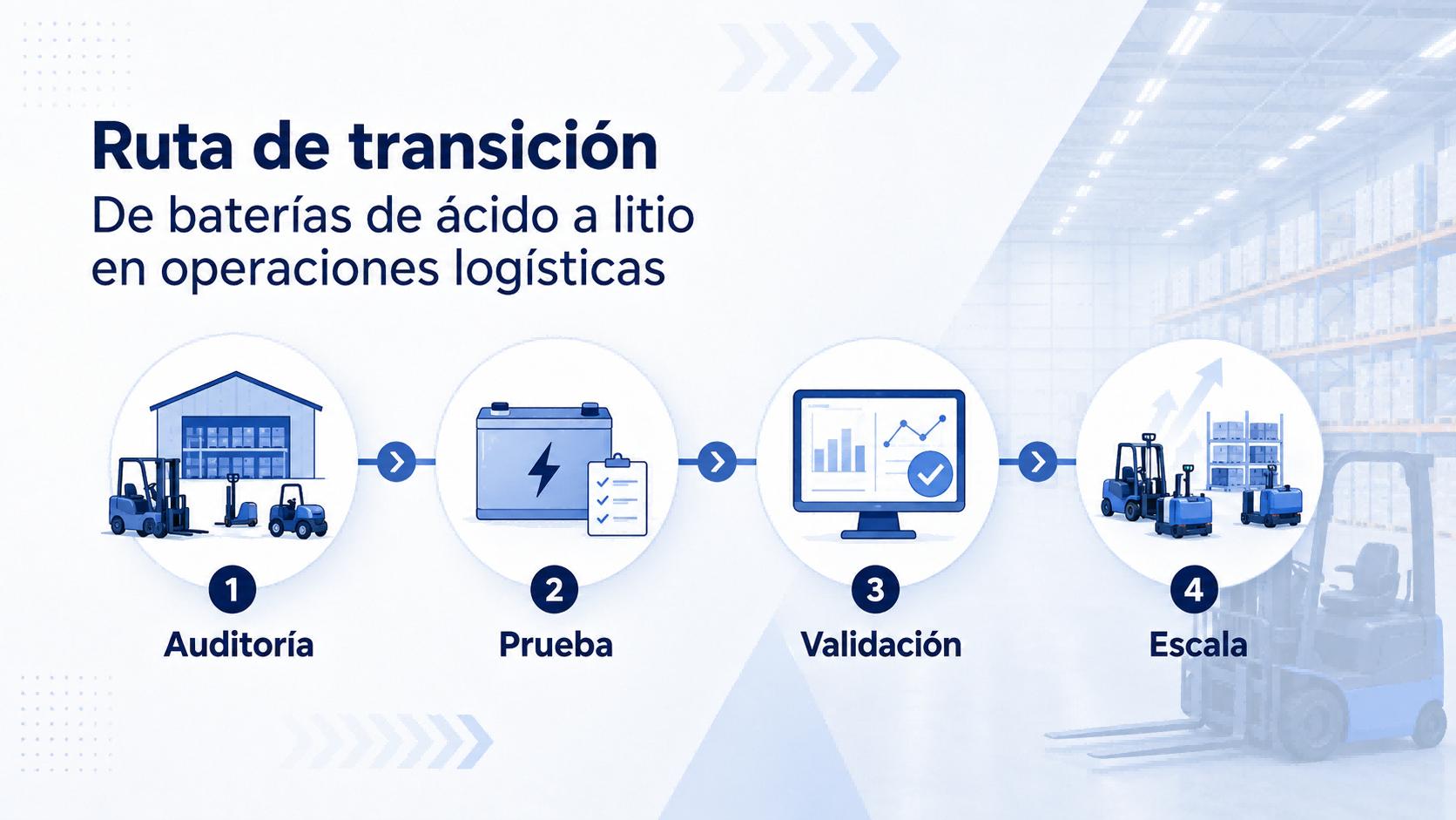 Ácido para baterías: transición a litio