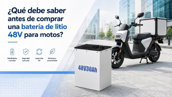Batería de litio 48V para motos: guía de compra