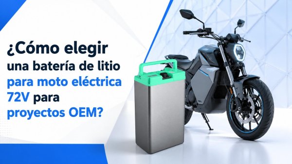 Batería de litio para moto eléctrica 72V OEM