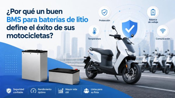BMS para baterías de litio en motos eléctricas