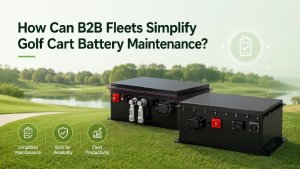 How Can B2B Fleets Simplify Golf Cart Battery Maintenance?