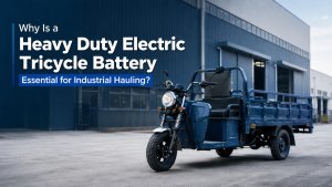 Heavy duty electric tricycle battery cover