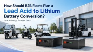 Lead Acid to Lithium Battery Conversion for B2B Fleets