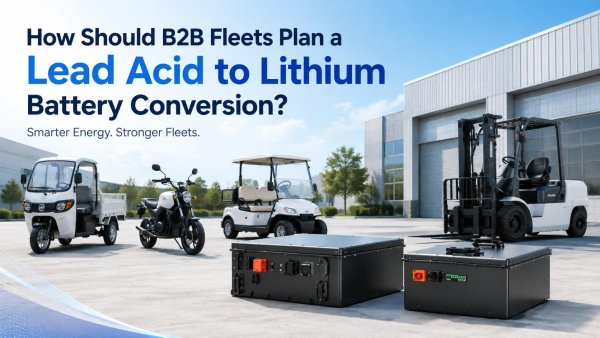 Lead Acid to Lithium Battery Conversion for B2B Fleets