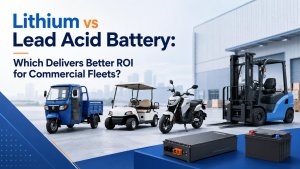 Lithium vs Lead Acid Battery Fleet ROI