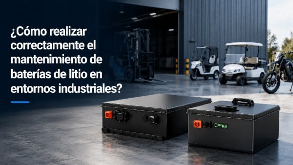 mantenimiento bateria de litio en entornos industriales