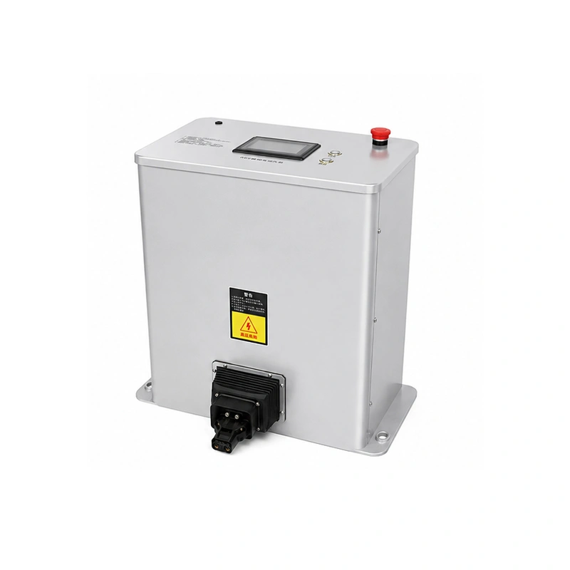 contact charging station for robots left side