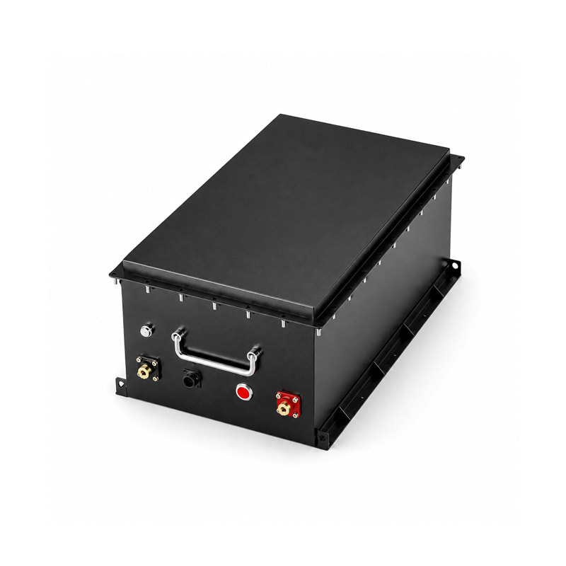 96V marine lithium battery left side