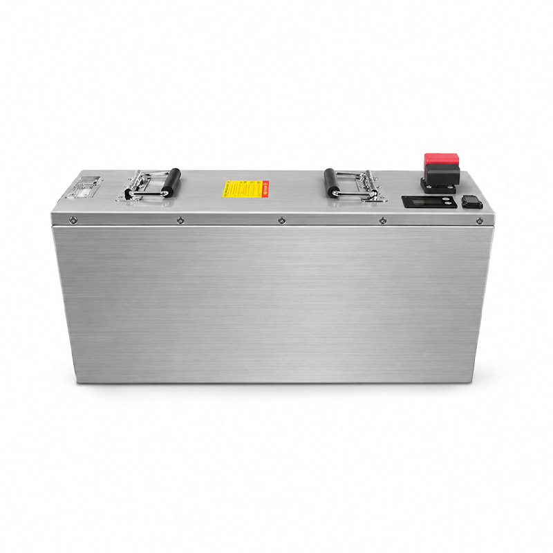 12V 100Ah lithium marine battery pillar side