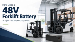 48v forklift battery fleet application guide