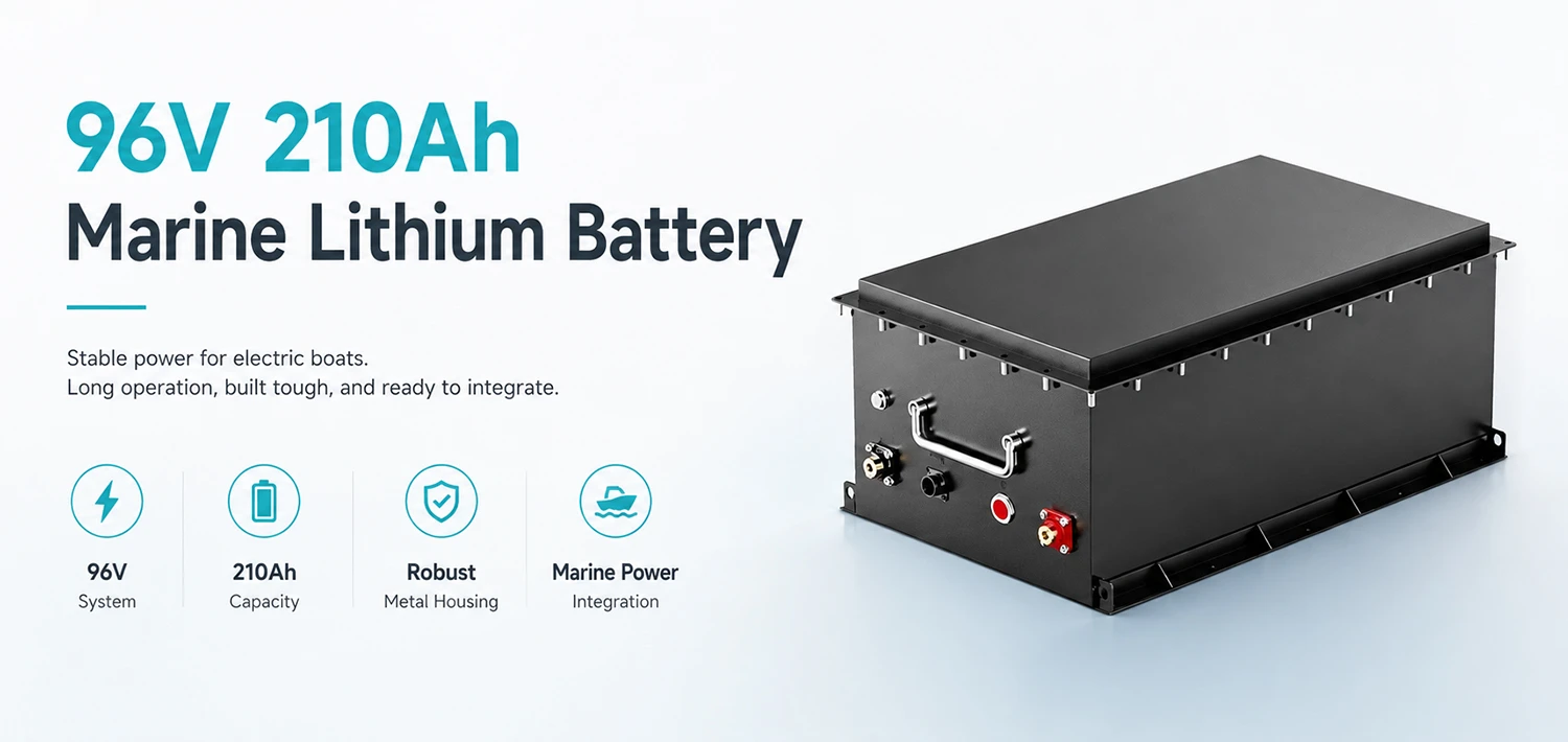96V Marine Lithium Battery for Electric Boats