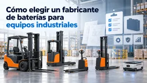 Fabricante de baterías para equipos industriales