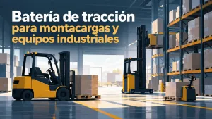 Batería de tracción para flotas industriales