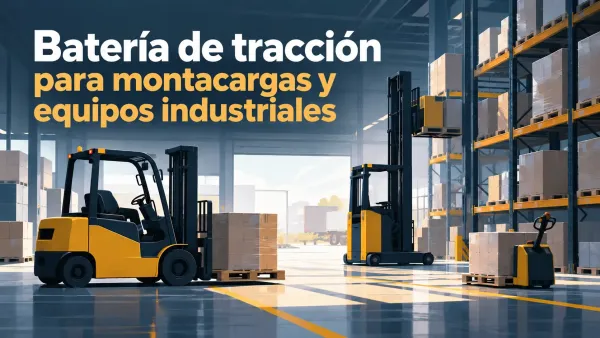 Batería de tracción para flotas industriales