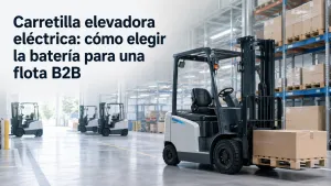 Carretilla elevadora eléctrica para flota B2B