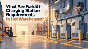 Forklift Charging Station Requirements in Hot Warehouses