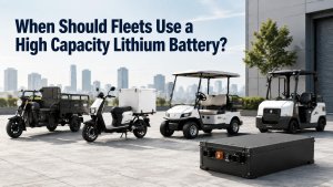High Capacity Lithium Battery for Commercial Fleets